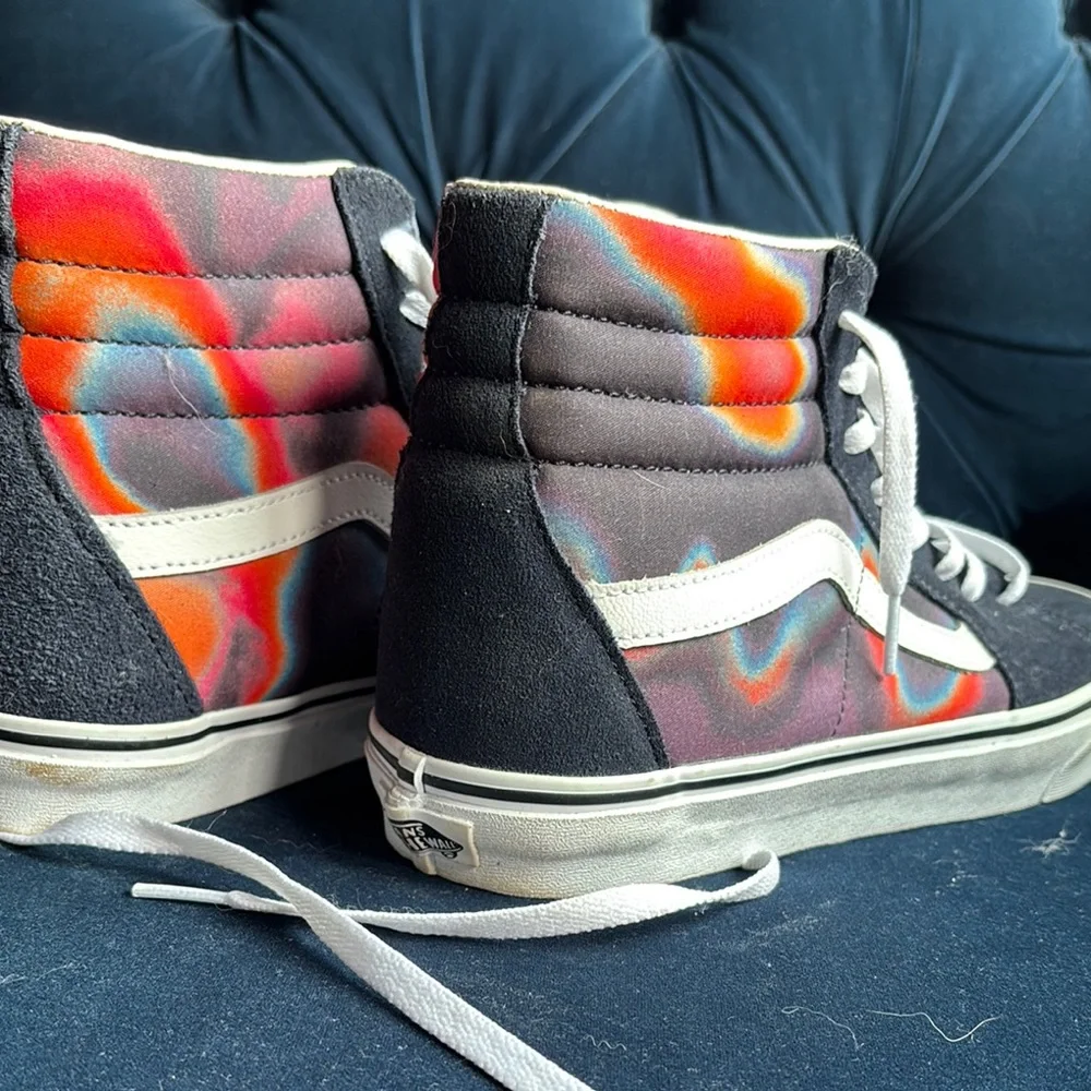 Vans High-Top Unisex Sneakers with multi-color design Men's Size 11.5 - Picture 6 of 9